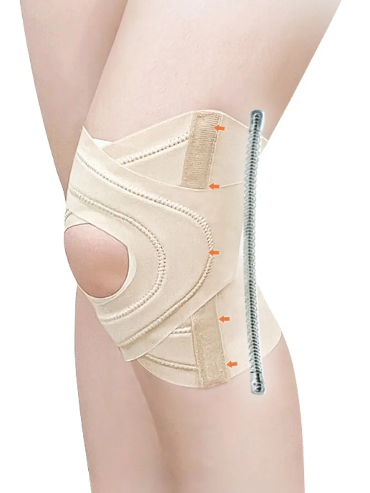 1PC Sports Kneepad Men Women Pressurized Elastic Knee Pads Arthritis Joints Protector Fitness Volleyball Equestrian Protector