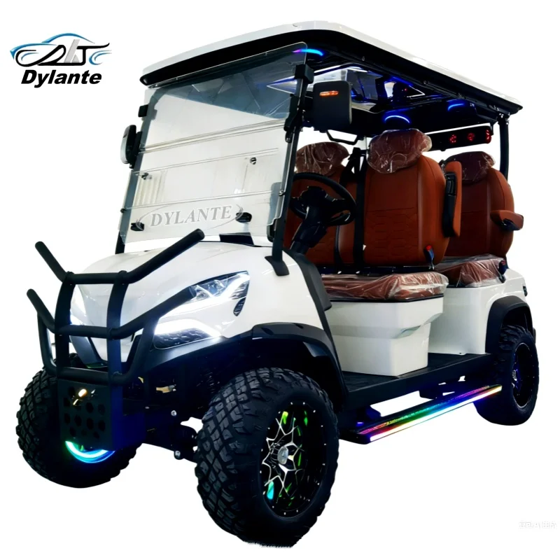 

Chinese-Made Electric Four-Wheeled Vehicle 72V 4-Seater Electric Adult Golf Cart Lithium Battery Golf Cart 5kW Motor