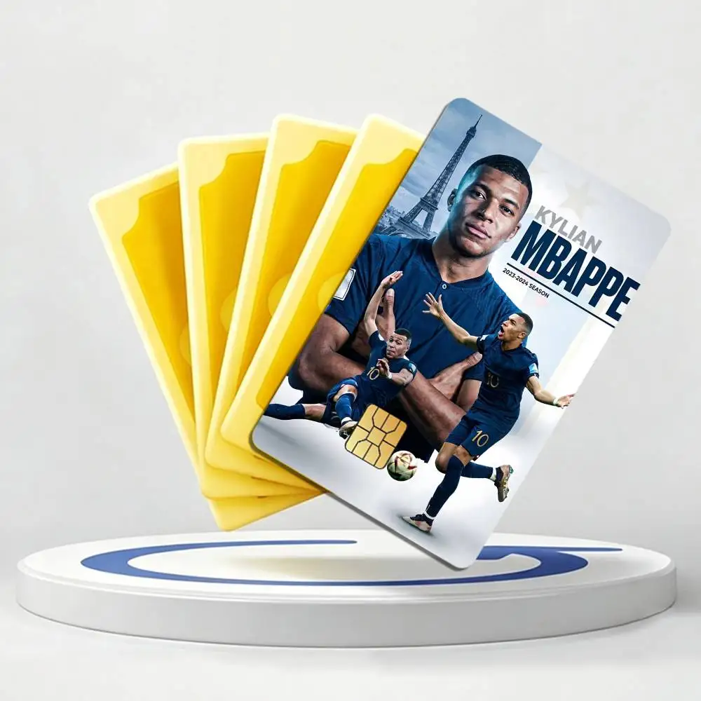 K-Kylian Kiki-KM7 M-Mbappe  Card Stickers for Bank Access Protective Waterproof Film Cover Sticker Gift