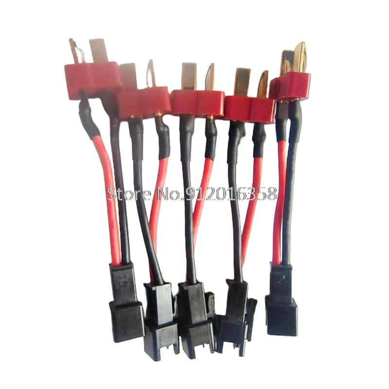 5CM Silicone SM 2.54 plug to XT30 XT60 Tamiya T-head AM-1015-F T Male DEAN-PIK Battery charger plugs cable conversion Assembly