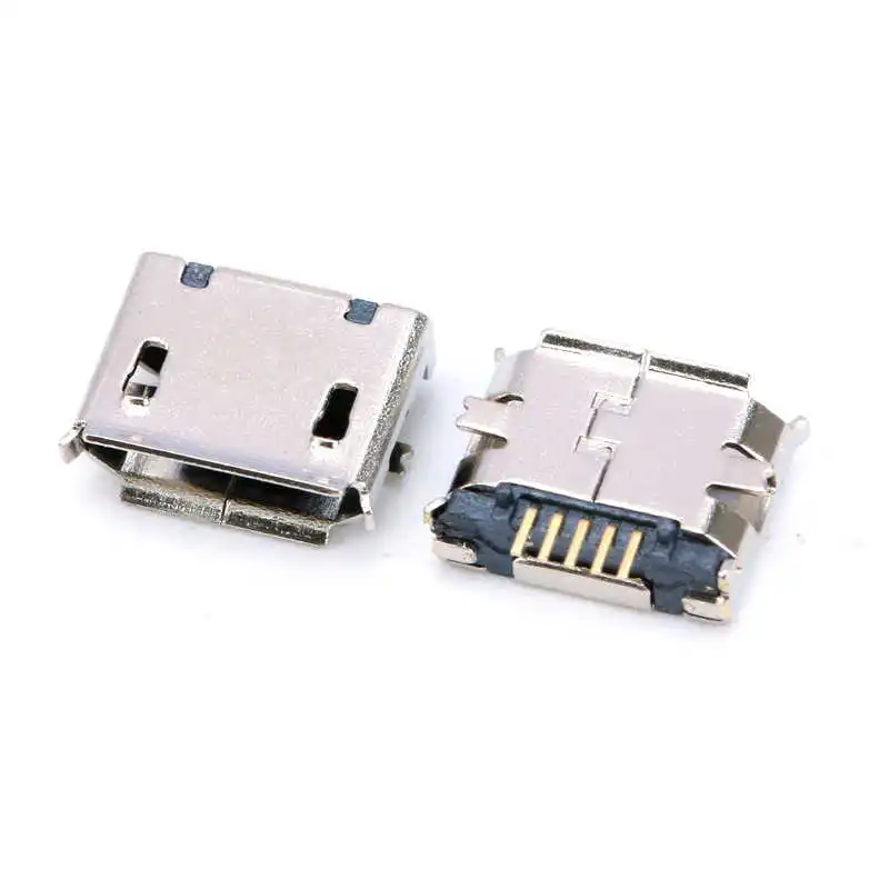 Enchufe MicroUSB totalmente de cobre MK5P Maike 5P MINIUSB Micro USB conector hembra 5 pines SMD