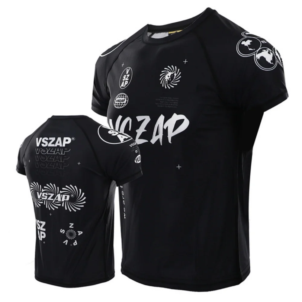 New 3D Muay Thai Printed T Shirt BJJ MMA Graphic T-shirts For Men Kid Fashion Cool Hip Hop Gym Short Sleeves Sports Clothing Top