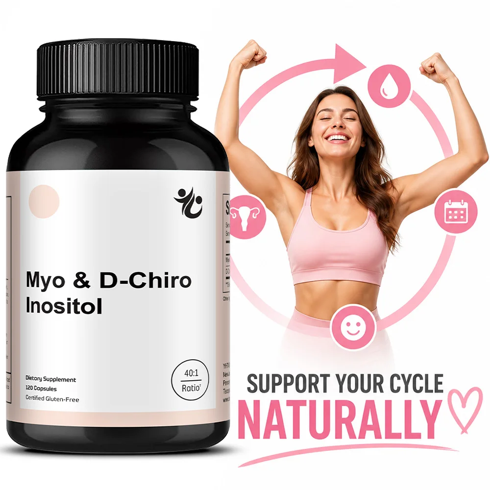Female Support - with Myo-Inositol, Folic Acid - Aids Ovulation, Hormonal Balance & Regular Cycles Supplement