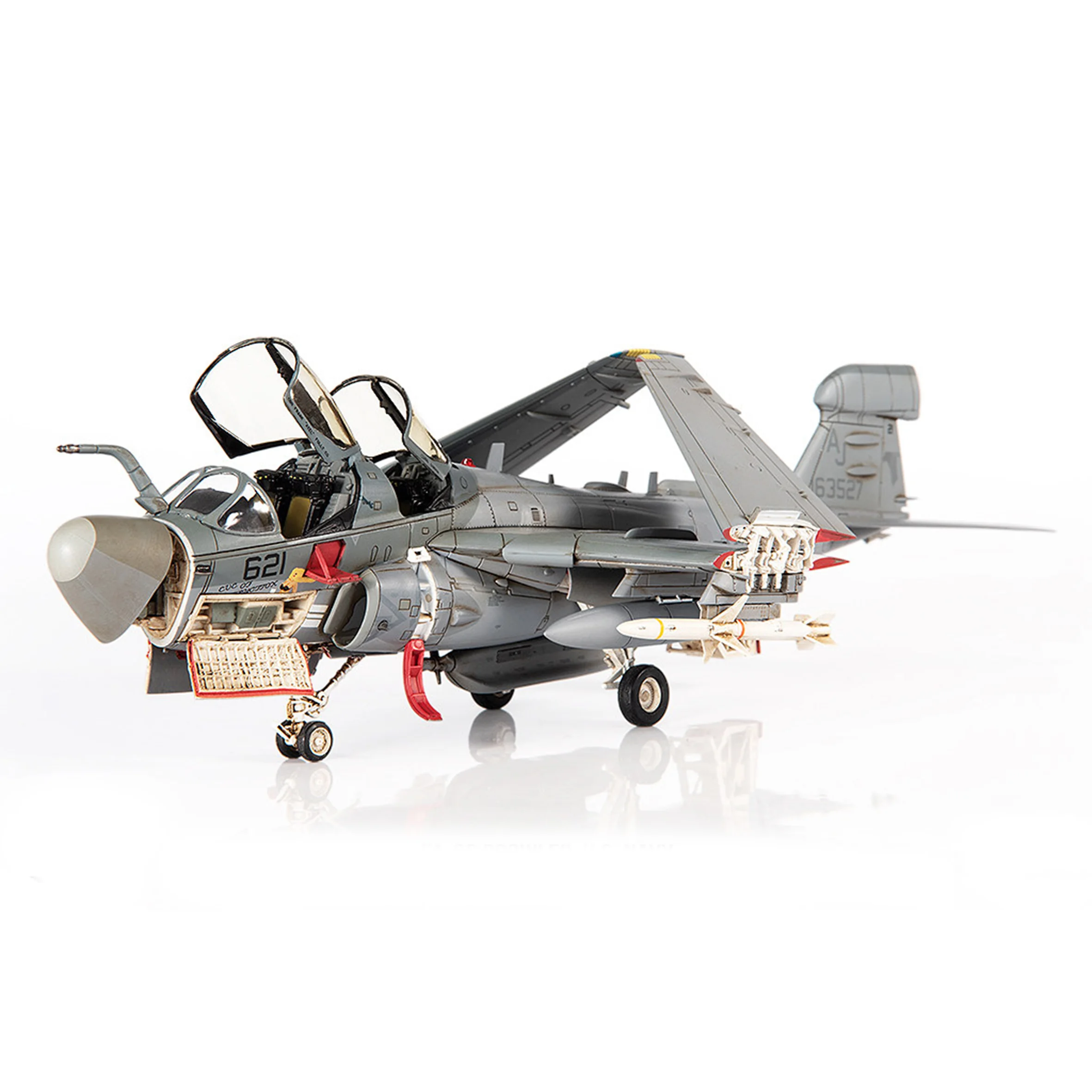 JC 1/72 US NAVY EA-6B Electronic Warfare Aircraft Model VAQ-141 1991 Static Finished Product Model