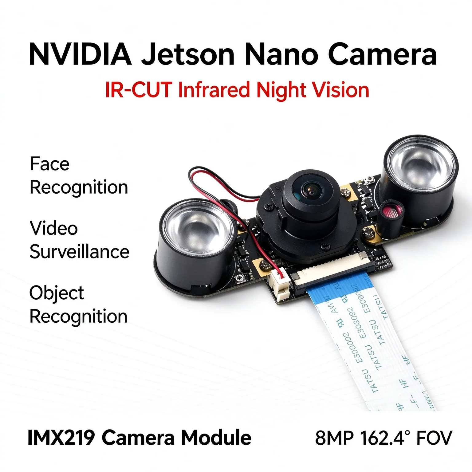 OV5647 Camera Module 5MP IR-CUT Day Night Auto Switch for Raspberry Pi 3B 4B