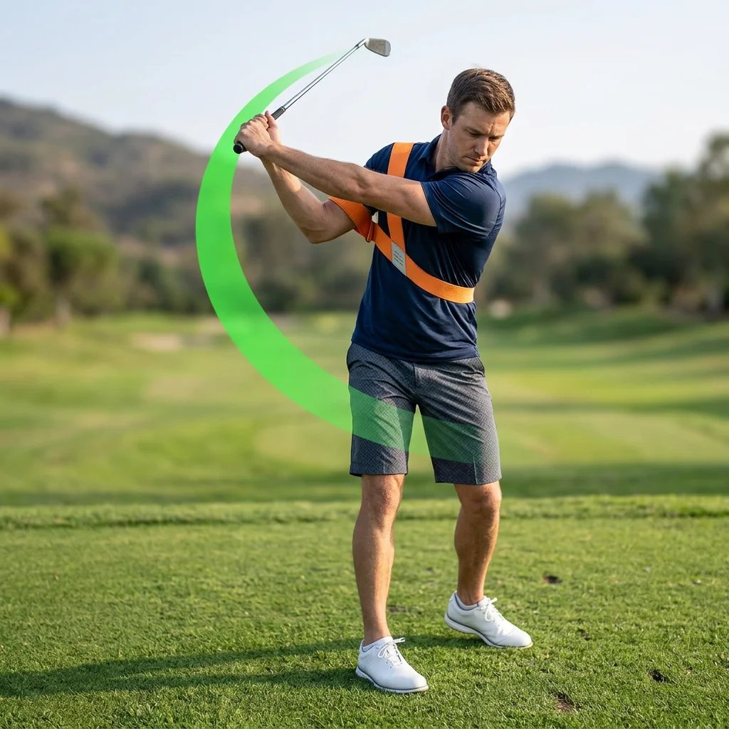 Swing Training Aid Correction Strap Golf Swing Trainer for Practice Consistent Turn Nylon Elastic Band Durable Gear