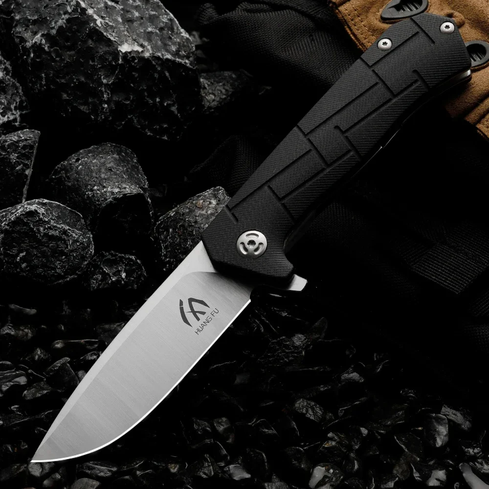 Coltello pieghevole multifunzionale di alta qualità: coltello da sopravvivenza per campeggio all'aperto, caccia e situazioni di emergenza, regalo da uomo
