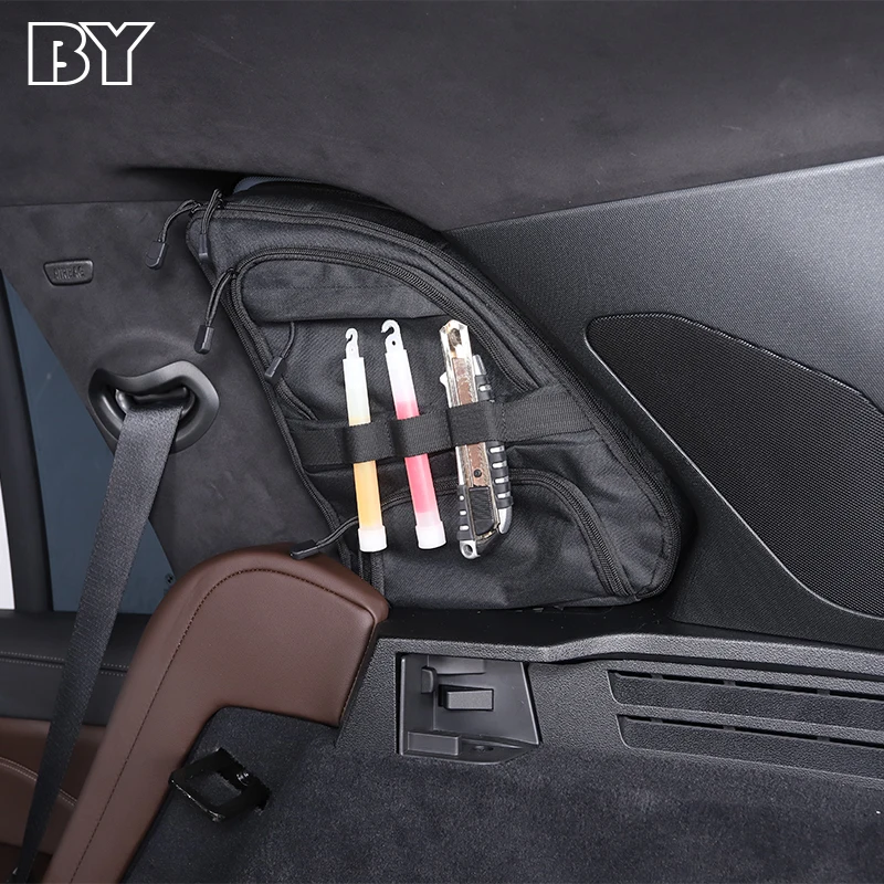 For BMW X5 G05 2019-2023 Large Capacity Car Trunk Bag Rear Window Storage Bags Organizer Stowing Tidying Accessories