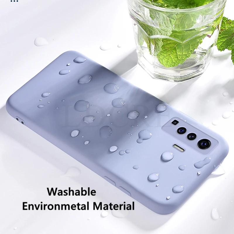 For Vivo X50 Pro Case Liquid Ultra Thin Silicone Shockproof Soft Case For Vivo X60 X60 Pro Plus Cover For Vivo X70 X70 Pro Plus