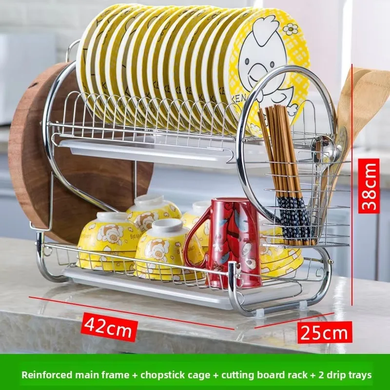Speed Home Practical Creative Dish Rack Daily Necessities Household Goods Kitchen Utensils