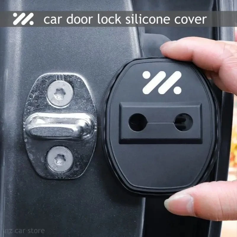 For IM Motors IM5 IM6 LS6 LS7 L6 L7 2024-2026 Car Door Lock Silicone Protective Cover Anti-Scratch Auto Accessories