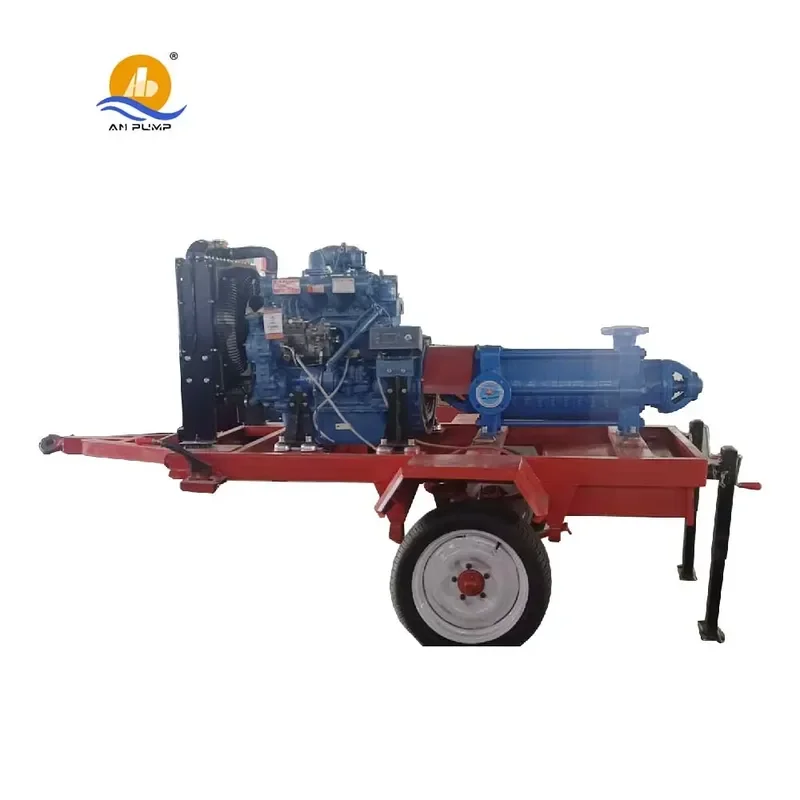 custom 4 Inch 6 Cylinder Engine High Head Wellpoint Dewatering Pump