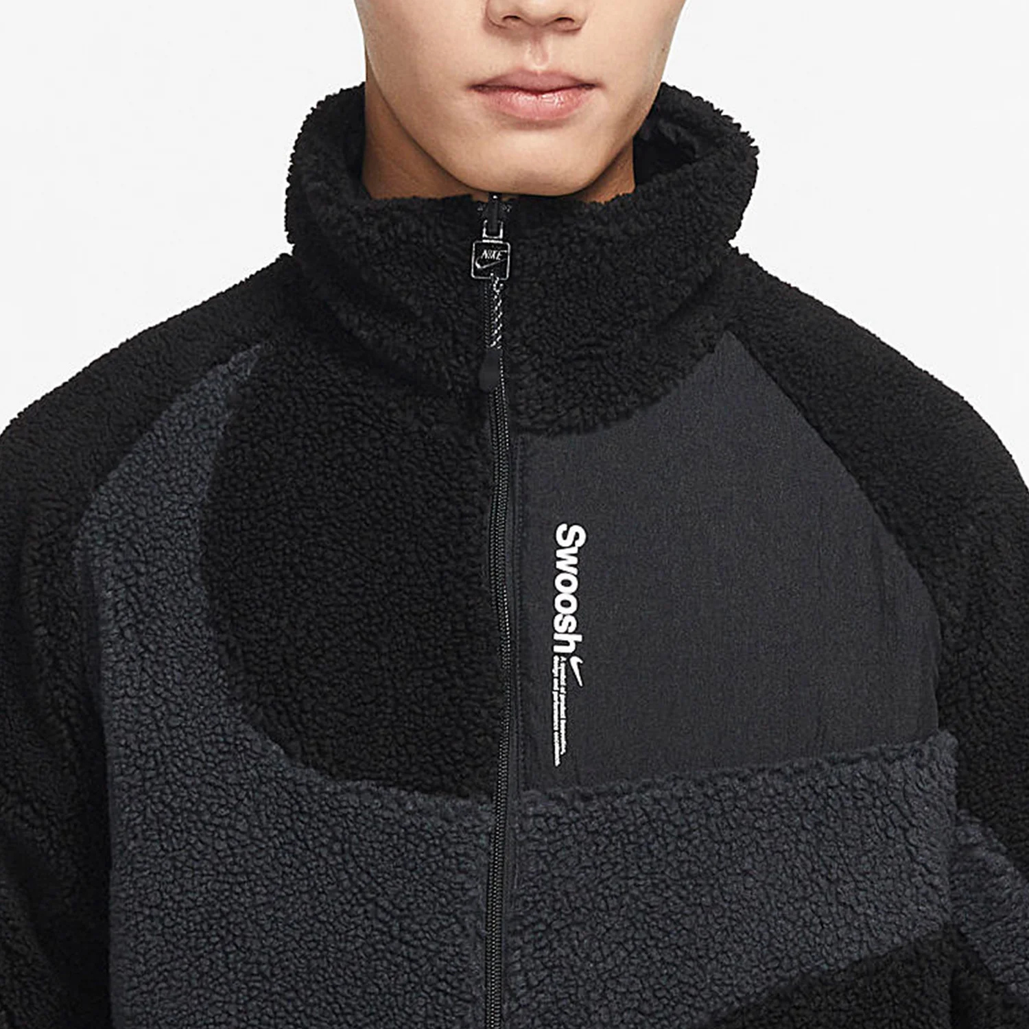 Nike genuine Autumn New Men's Reversible Fleece Jacket FB1910-010