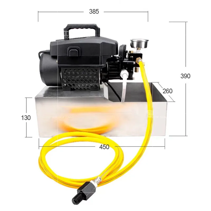 Imagem -05 - Electric Pressure Test Pump Portable Ppr Water Pipe Eak Detector Águas Subterrâneas Tubulação de Aquecimento Lde25