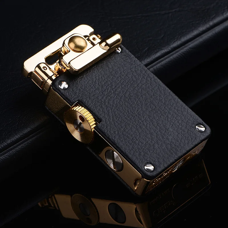 Chief High-grade Pure Copper Unusual Cigarette Kerosene Gasoline Lighter Windproof Lighter Smoking Accessories Gadgets for Men