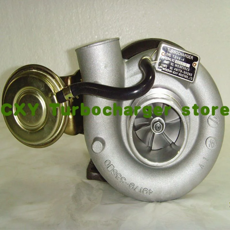 4D34 turbocharger 49179-00260 ME073623 4917900260 TD06 turbo charger for Cantor 4D34 engine