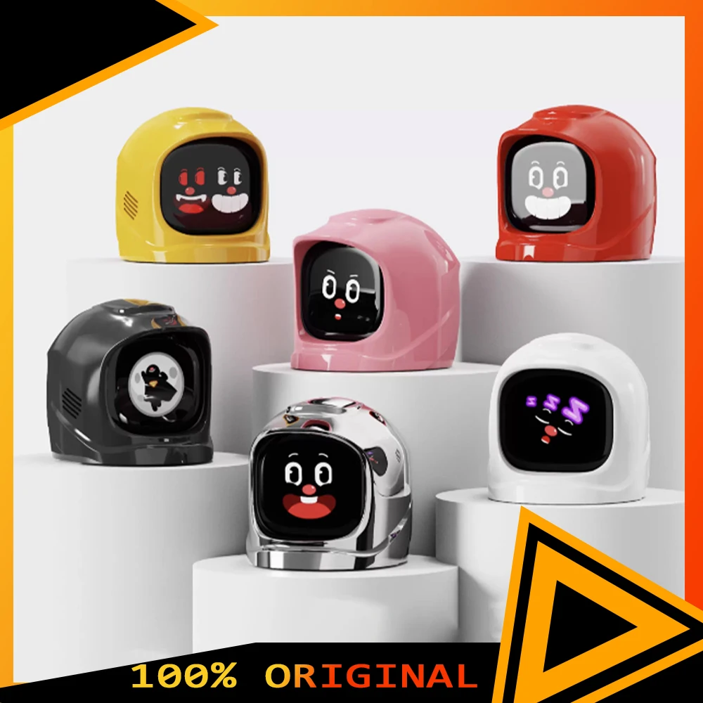 Mangogo Intelligent Car Mounted Electronic Pet Ornaments With Facia Expressions Trendy Vehicle Companion Decorations For Kid