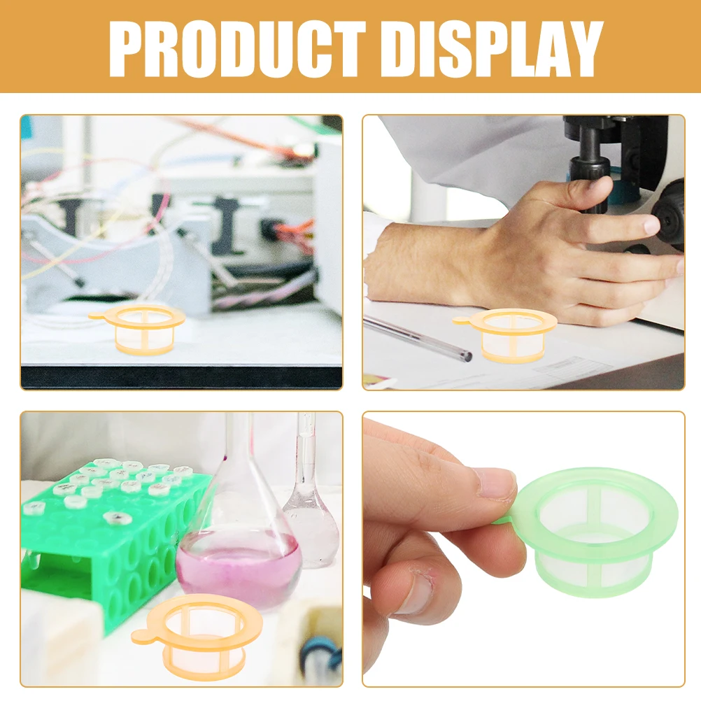 

2 Pcs Cell Filter Mesh Strainer for Nylon Mini Laboratory Experiment Tool Strainers Plastic Sieve Fine