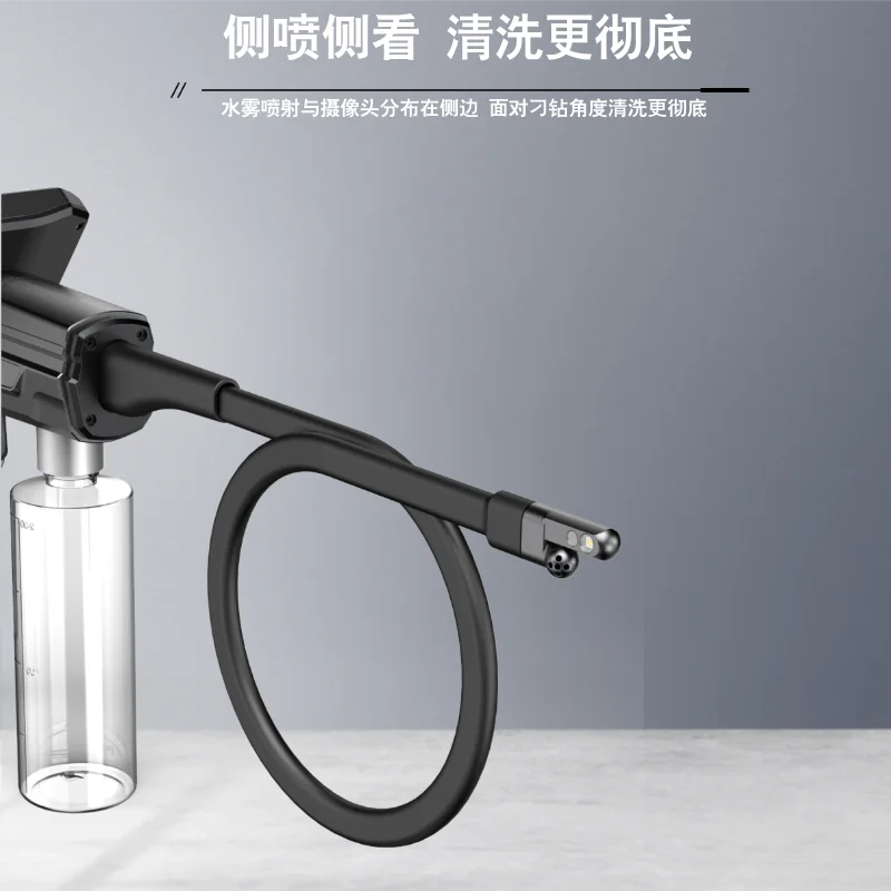 4.3Inch Side-View  AC Evaporator Air Conditioner Cleaning Handheld Endoscope Spraying CMOS Borescope Inspection Otoscope Camera