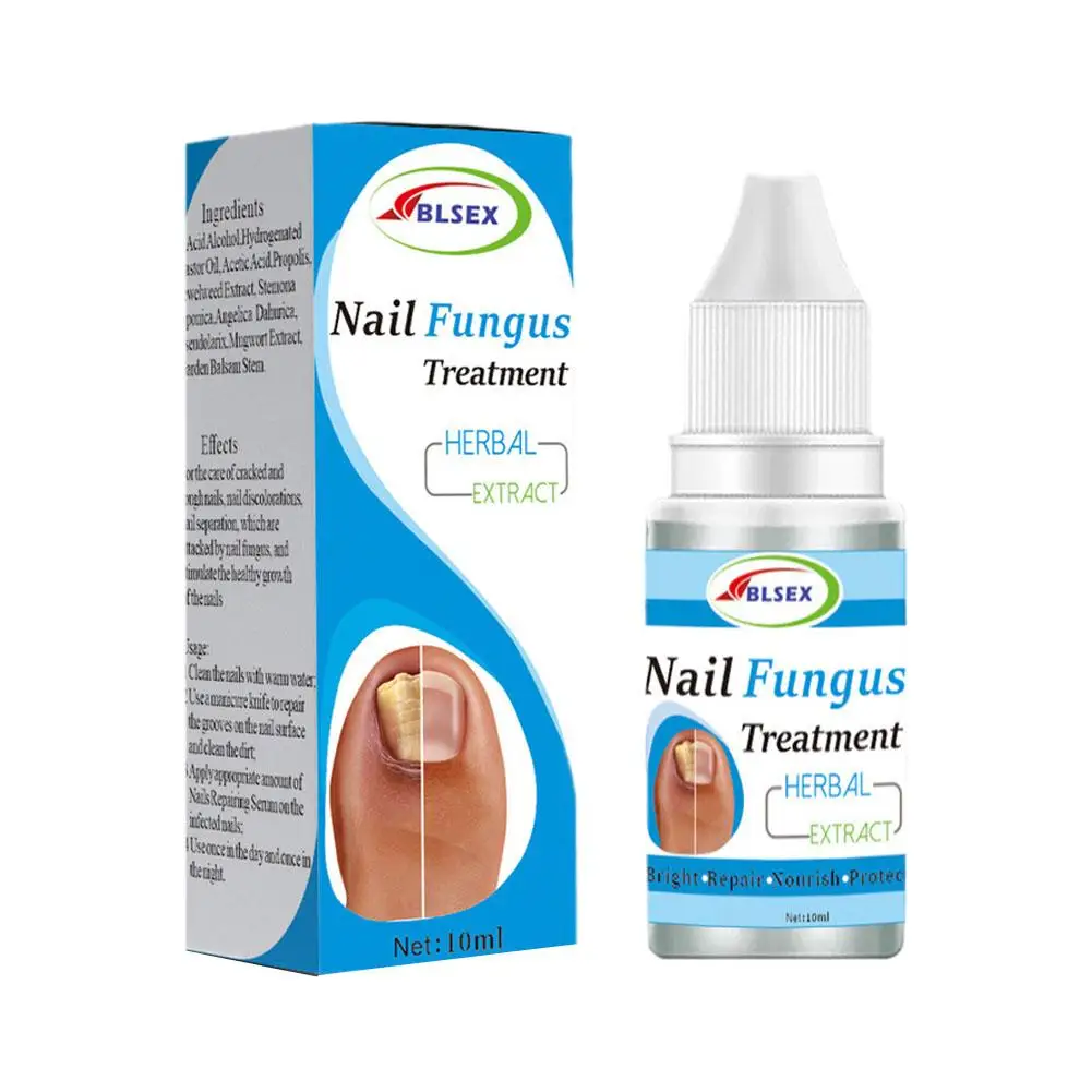 Fungus Nails Treatment for Fingernails Toenails Repair Onychomycosis Paronychia Anti Infection Toe Nail Fungal Removal Liqu A4B1