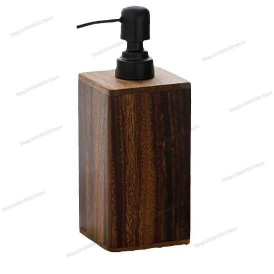 For walnut lotion sub-pack, press-type lotion jar, empty bottle, solid wood hand sanitizer, body wash, shampoo bottle