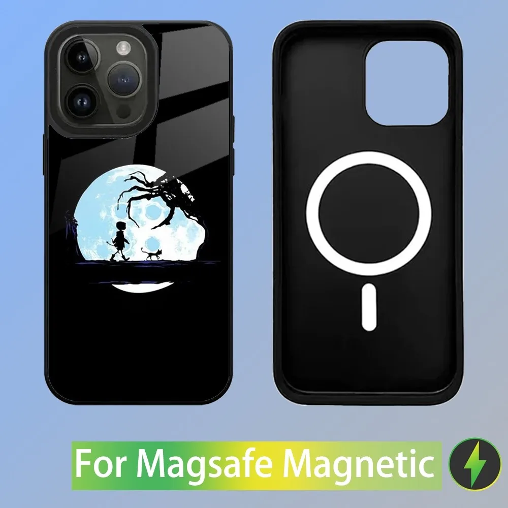 C-Coraline And The Magic Door Phone Case For iPhone 15,14,13,12,11,Plus,Pro,Max Mini Magsafe Magnetic Wireless Charging