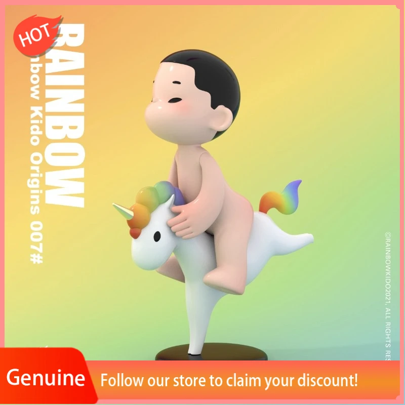 

Genuine RainbowKido Origins Origins Series Hand Puppet Blind Box Resin Toys Desktop Car Ornaments Cute Doll Collection Gift
