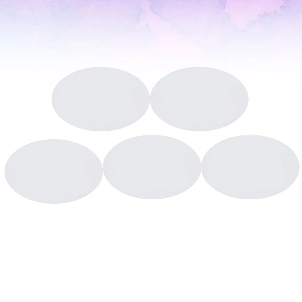 

2Pcs Thick Oval DIY Painting Panel Pure Cotton Artist Canvas for Oil Acrylic Tempera Use Classroom Sketching 30x40cm