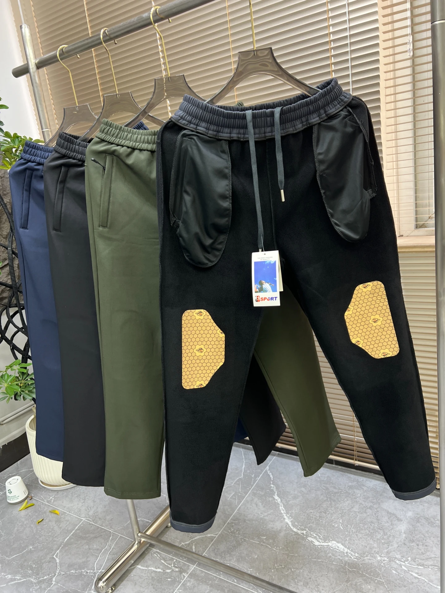 

aphene Fce наколенники на подкладке, уличные мужские мягкие брюки, повседневные брюки с защитой от тепла с 3D вырезами на зиму