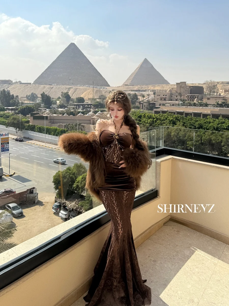 

Сексуальное облегающее бархатное кружевное бюстье-корсет Dr Original Design Snake Beau Long Skirt Sle, женская модная одежда для осеннего сезона и путешествий