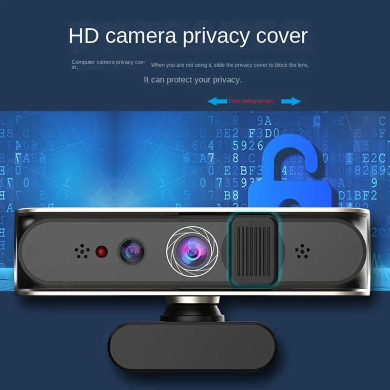 Accesso al riconoscimento facciale Desktop fotocamera microfono integrata per Windows Hello
