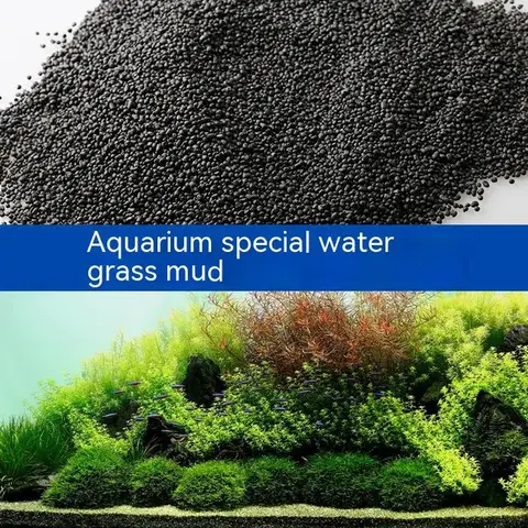 Näringsgödsel för akvarieväxter Gräs Jord Växtplanteringssubstrat Sand Akvariegräsfrö Sand Bottenjordgödsel 10 best sales akvariegräsfrön - №5