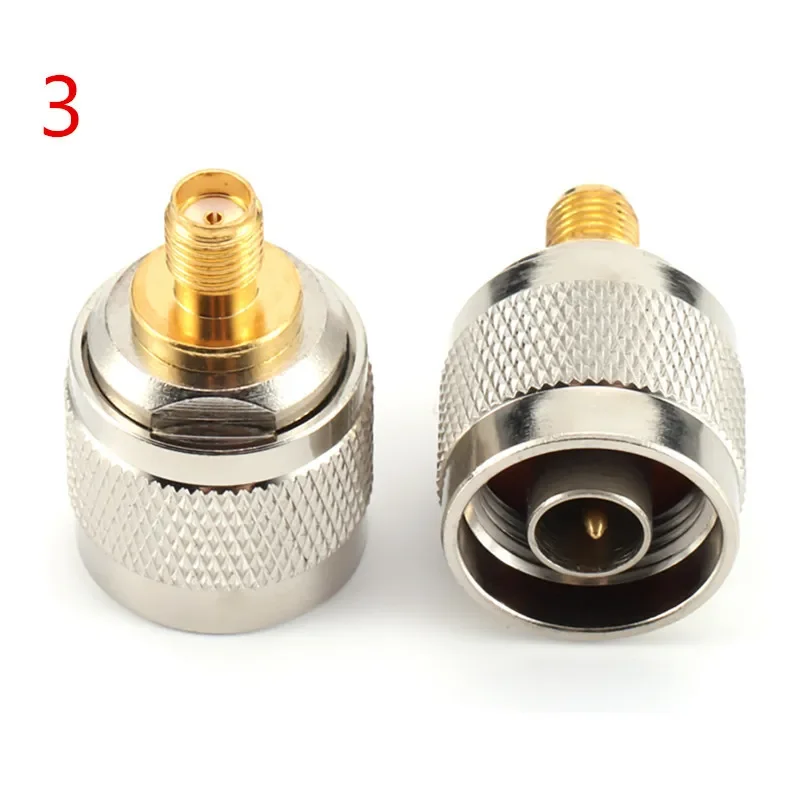 5pcs N male female to SMA/BNC/TNC JJ KKF KJ male female adapter SMB female F male copper