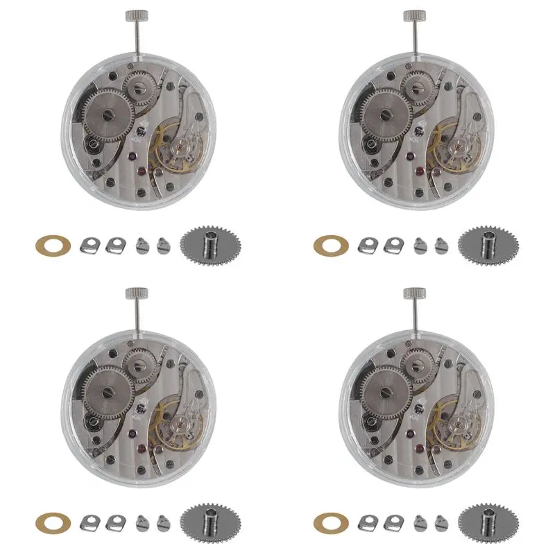 ABGH-4X Watch Accessories Seagull ST3601 Homemade 6497 Movement Fine Tuning Manual Up-Chain Two-Pin Semi-Mechanical Movement
