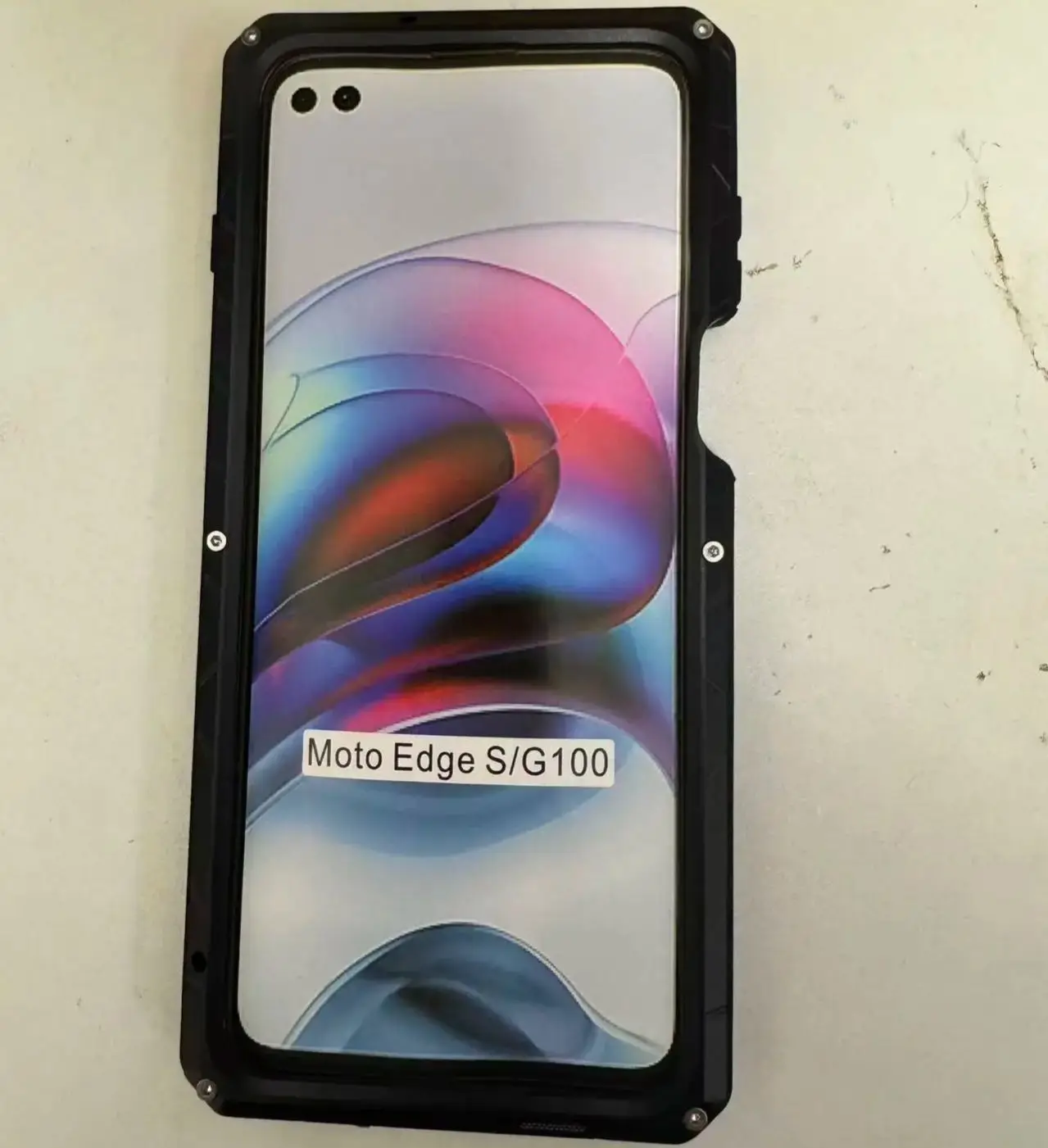 

Shockproof Dropproof Dustproof Phone Case For Motorola Moto Edge X30 G100 G 5g Plus Metal Heavy Duty Protection Cover Cases