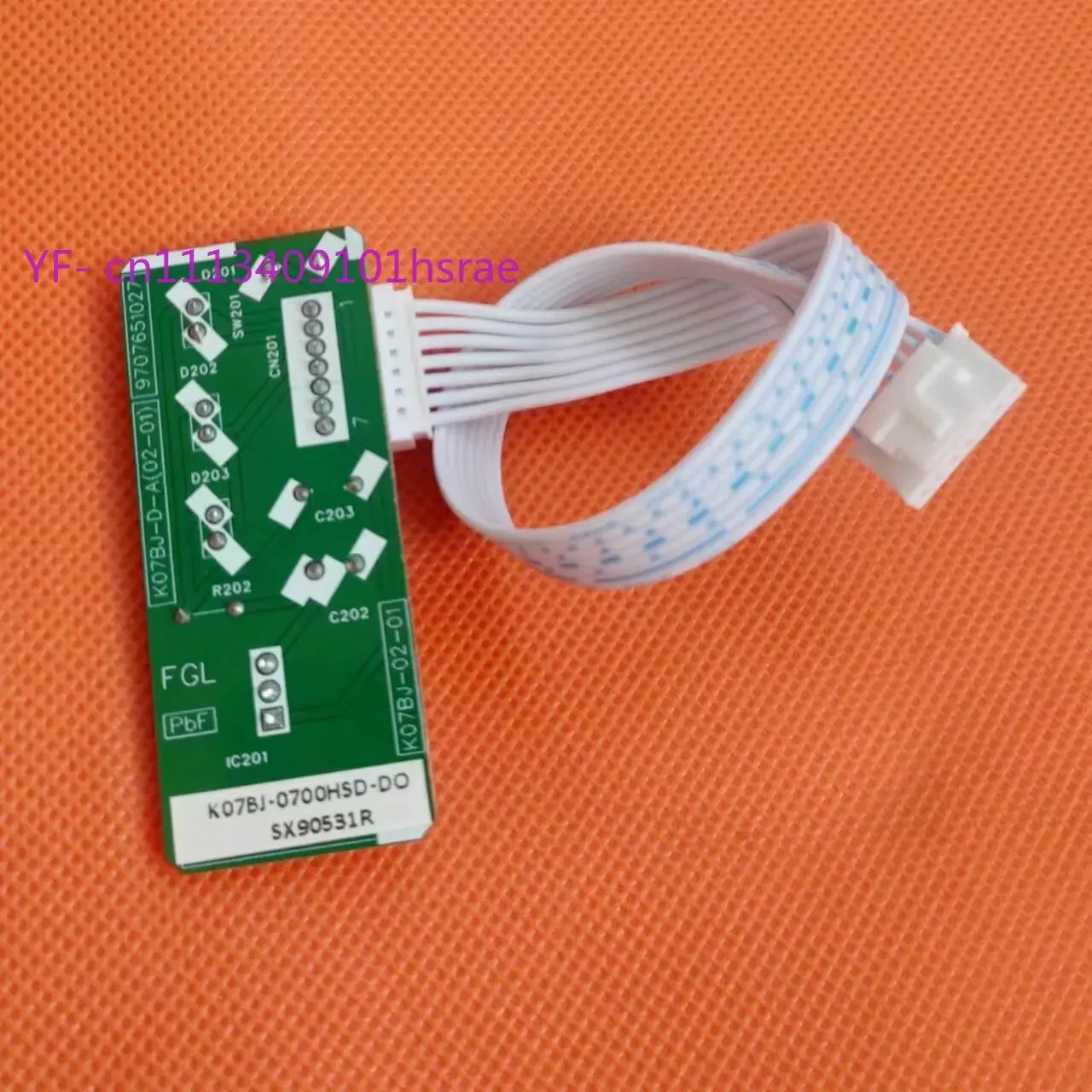 K07BJ-D-A(02-01) Infrared Receive Control Panel 9707651027 For Fujitsu Split Inverter Air Conditioner Replacement