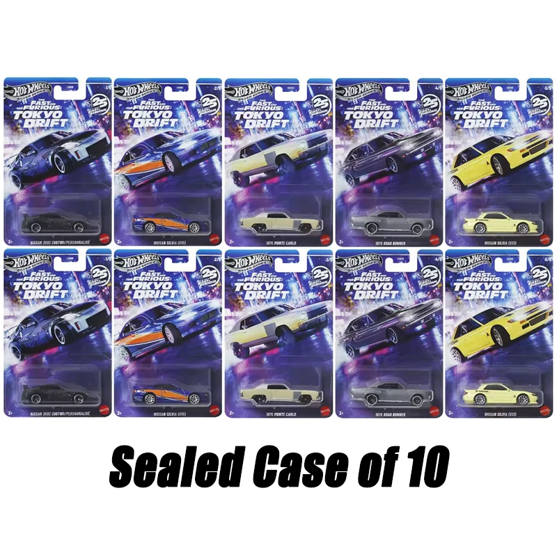 Hot Wheels HNR88-M 25th Fast & Furious Tokyo Drift Series Alloy