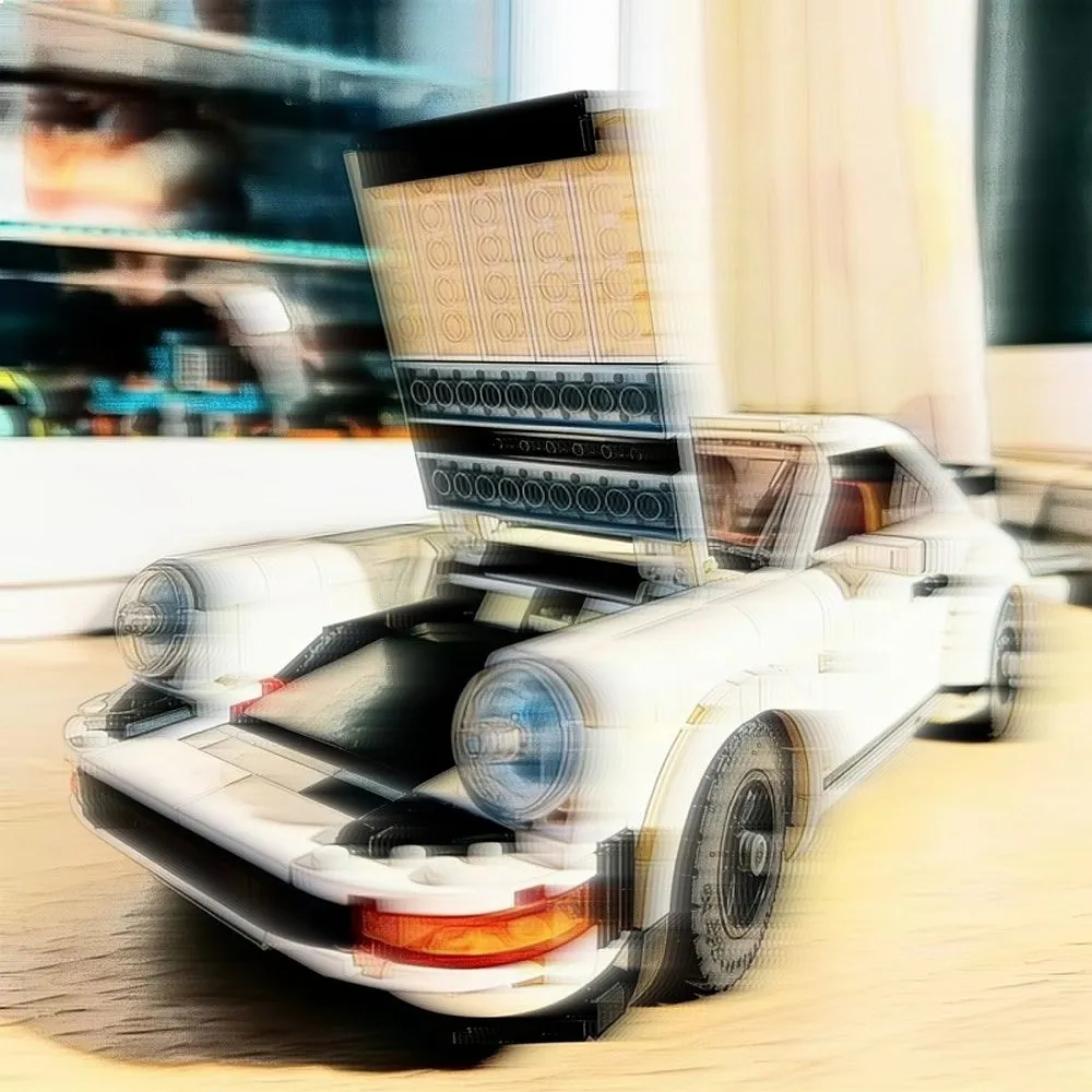 1458PCS new model retro car assembly figurine, car classic vehicle – perfect for DIY christmas gifts for friends view 3