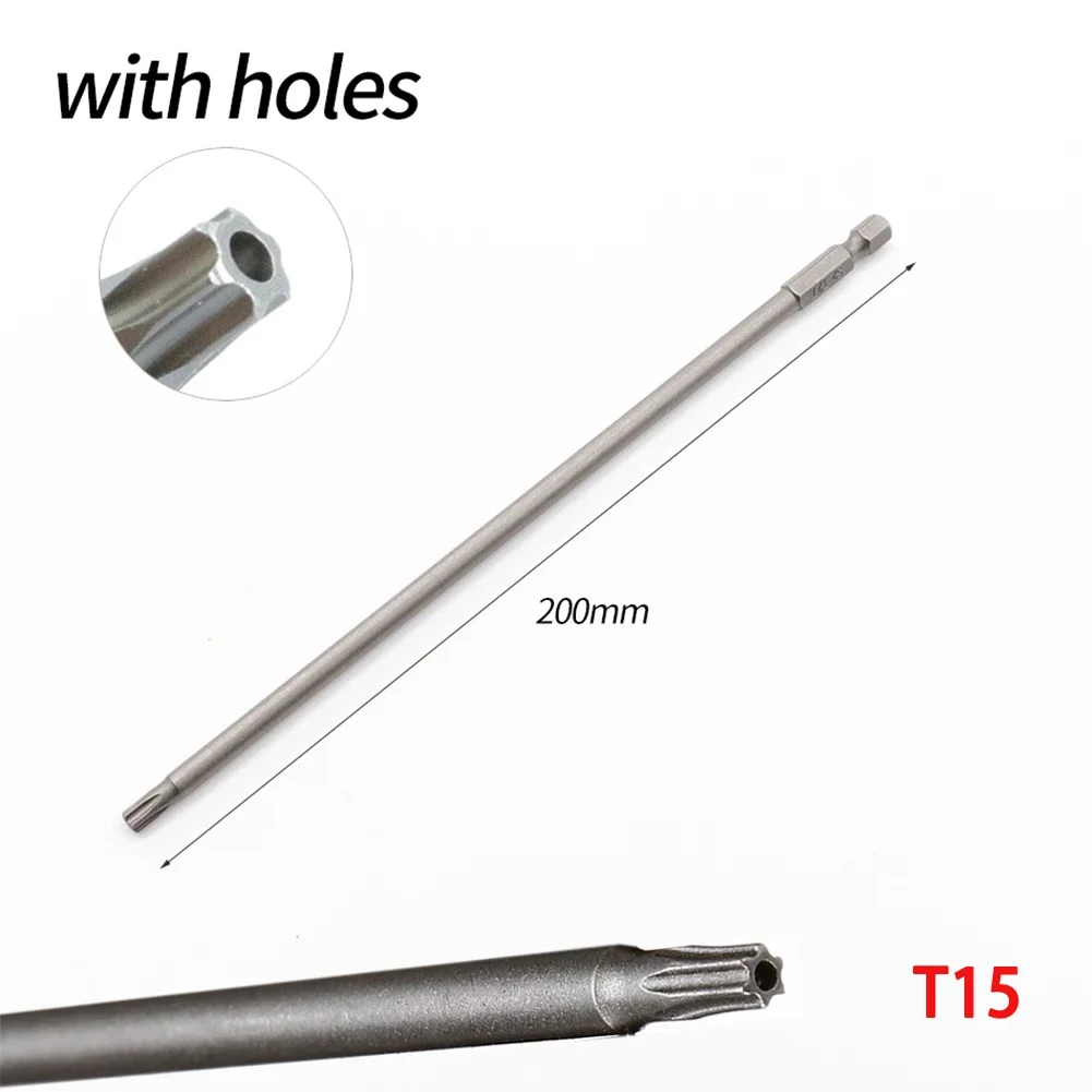 جوفاء مفك براغي Torxss بت عرافة عرقوب T8-T40 أدوات الحفر الكهربائية عرافة عرقوب ملحقات الطاقة أدوات السلامة مقاومة للعبث