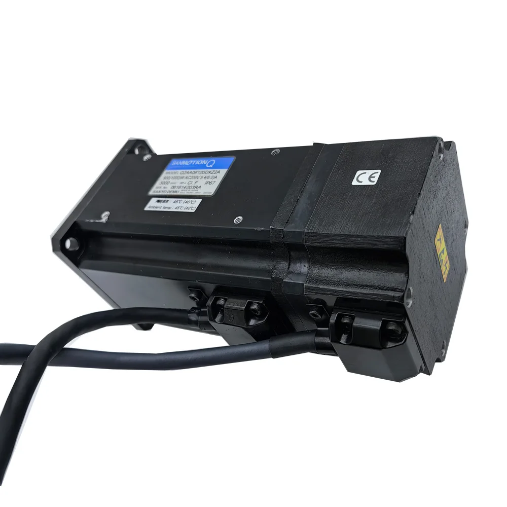 100% Original Sanyo Denki Servo Motor Q2AA08100DXZ2A PLC Controller Servo Motor Q2AA08100DXZ2A