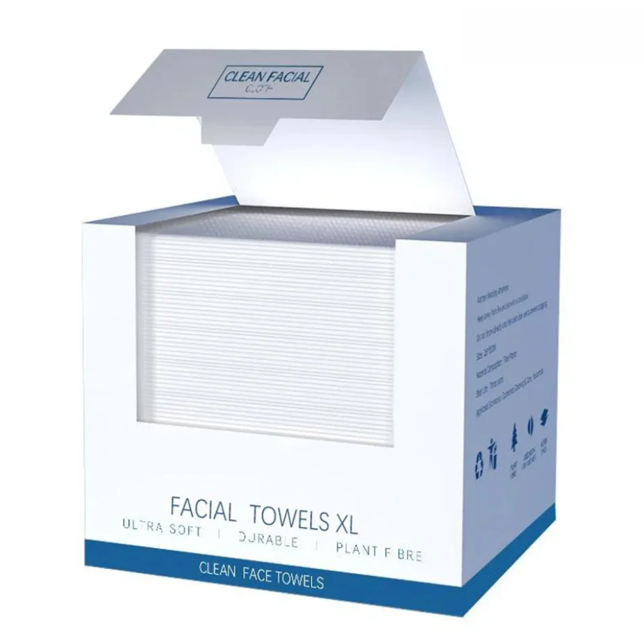 26*30cm Box of Disposable Face Towels, Thickened and Large Size, for Cleansing the Skin, Suitable for All Skin Types, Unisex