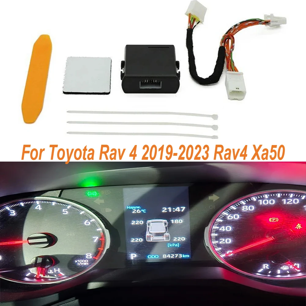 

New For Toyota Rav 4 2019-2023 Rav4 Xa50 Car TPMS Tyre Pressure Sensor Monitoring System Digital LCD Display Auto Security Alarm