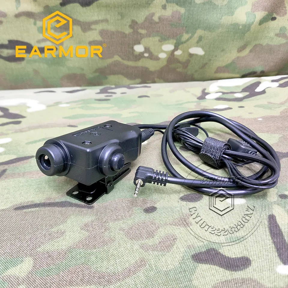 Imagem -04 - Opsmen-earmor Adaptador M52 Ptt Airsoft Tactical Headconjunto Ptt Motorola Midland Estender a Linha de Dedos Combinação de Botão