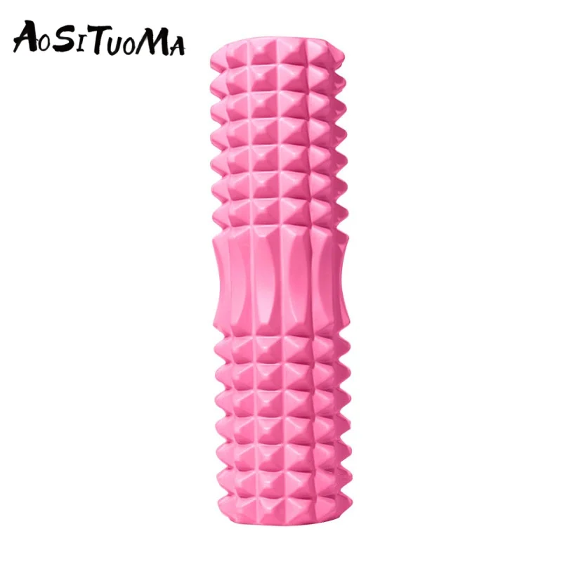 Yoga Column Gym Fitness Pilates Foam Exercise Back Massage Roller Brick Home Equipment Deep Muscle Relaxation and Recovery