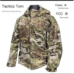 Tactical Tom MIG4.0 lightweight high-performance warm jacket cotton MC camouflage to keep warm jacket winter