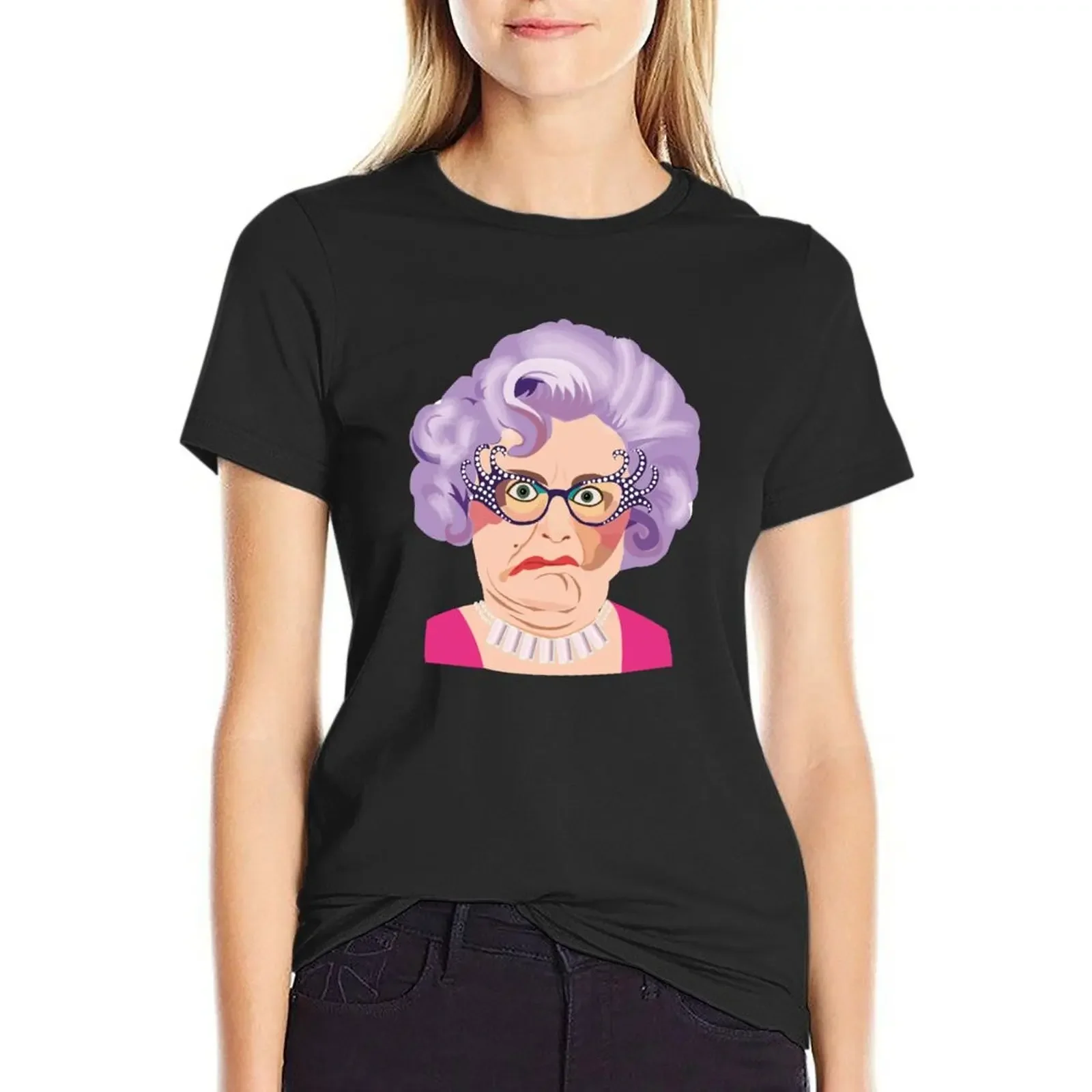 

Dame Edna, Enda Everage, Barry Humphries, Aussie comedy, Australian T-Shirt oversized sublime tops for Women