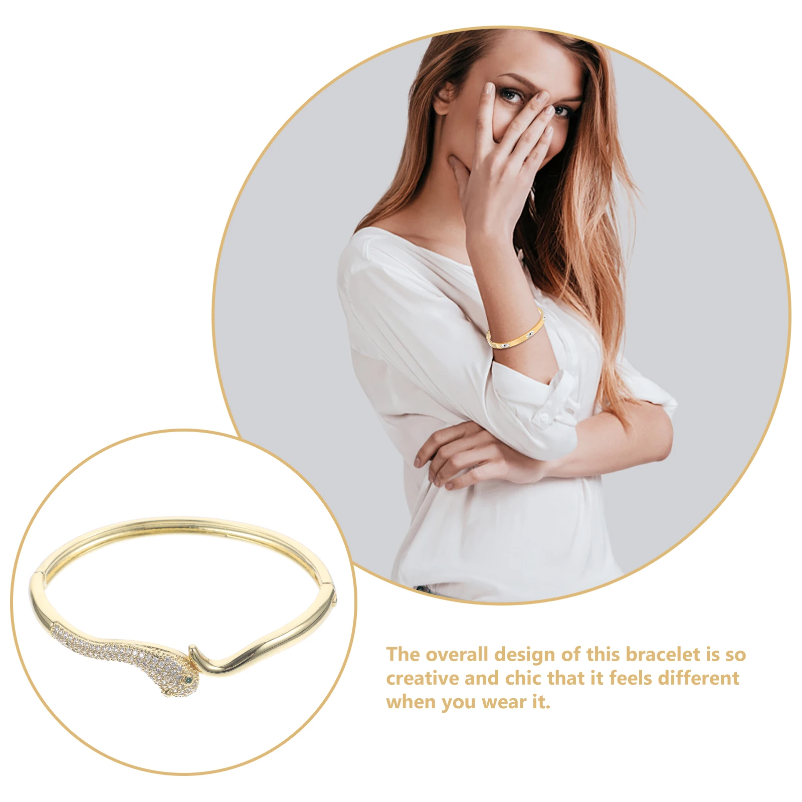 

Costume Jewelry Colored Zircon Bracelets for Women Bangle Charm Teen Lovers