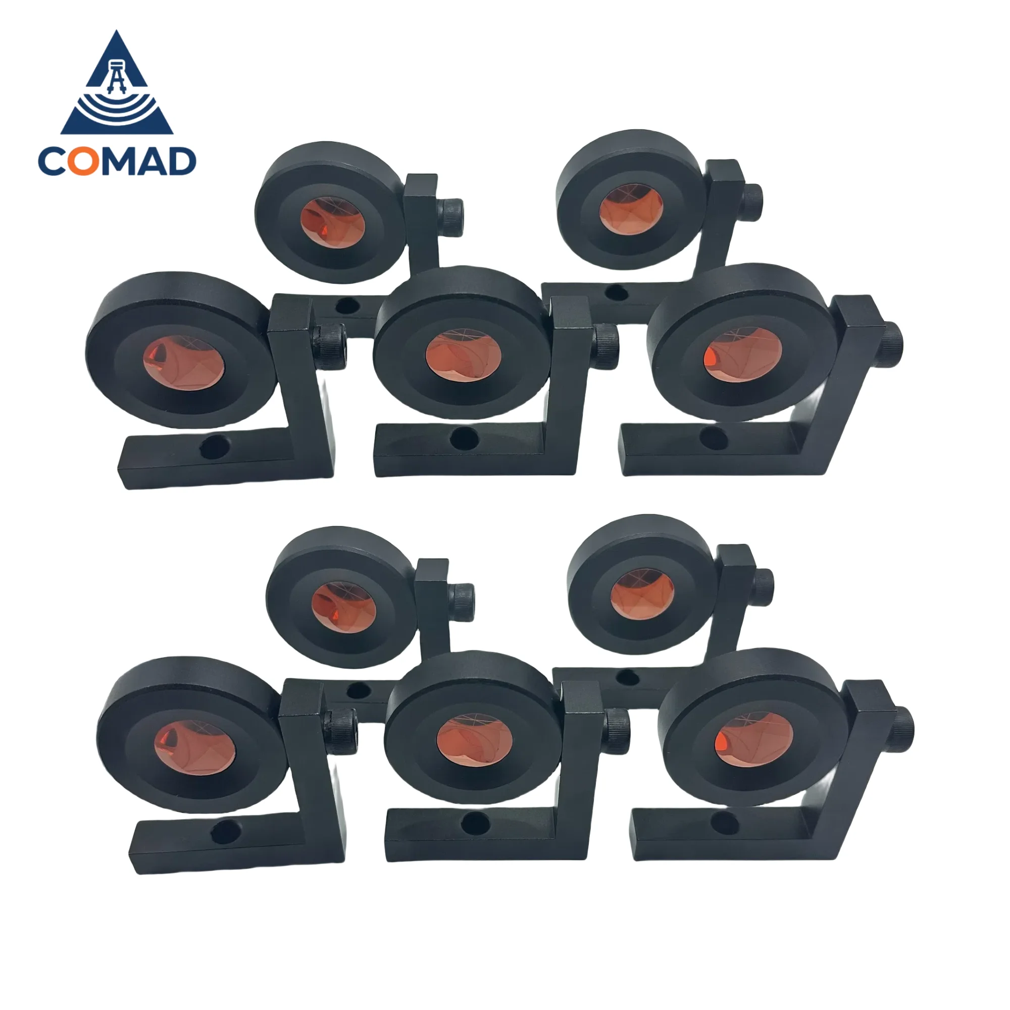 Prisme de surveillance à 90 degrés GMP104, réflecteur de barre en L de 1 pouce, adapté au prisme de barre en L de station totale 10 pièces