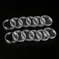 100 Pcs 30mm Coin Capsules Storage Case Plastic Transparent Clear Box Holder For Copper/sliver/gold Commemorative Coins Storing