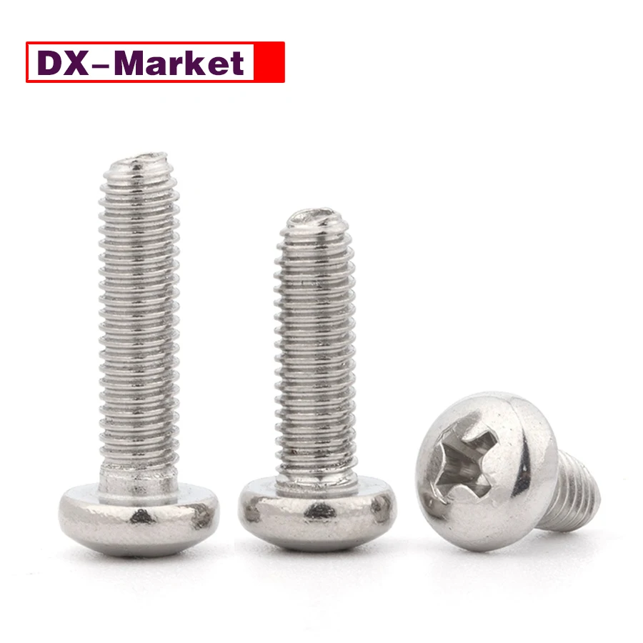 M3 M4 M5 M6 Philips Triangle Thread Screw ,304 Stainless Steel Triangle Thread Bolt ,A078